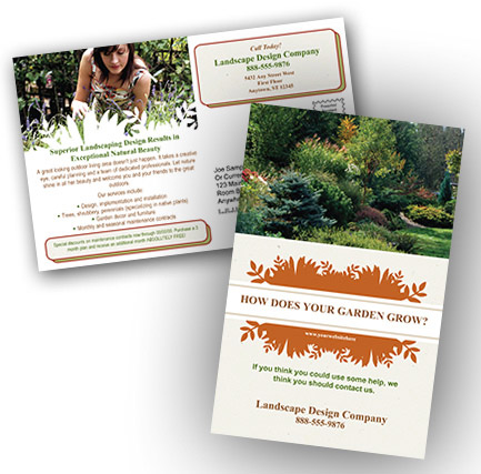 Landscaping Postcards